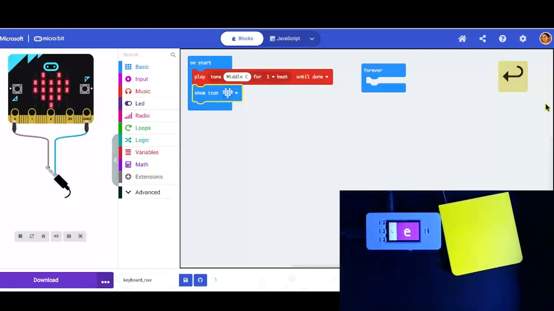 Blockly Switch Scanning Interface