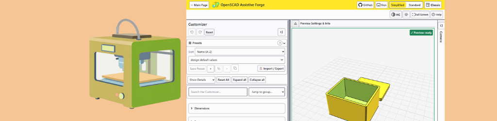 [Event] Accessible Parametric 3D Design with Assistive Forge